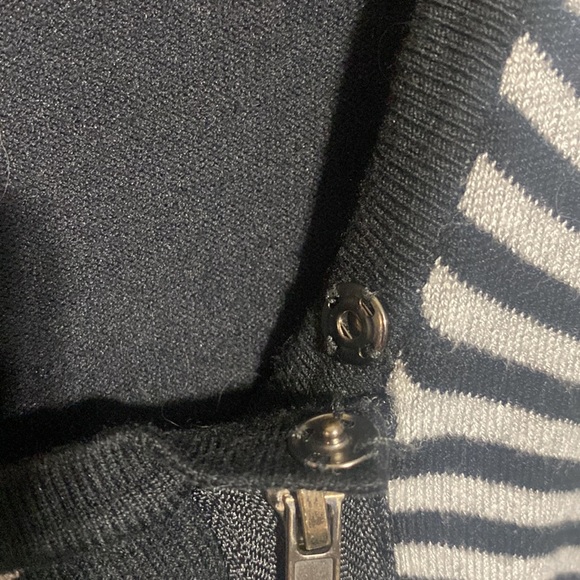 79. Elena wang size M zip up sweater cardigan - Picture 3 of 7